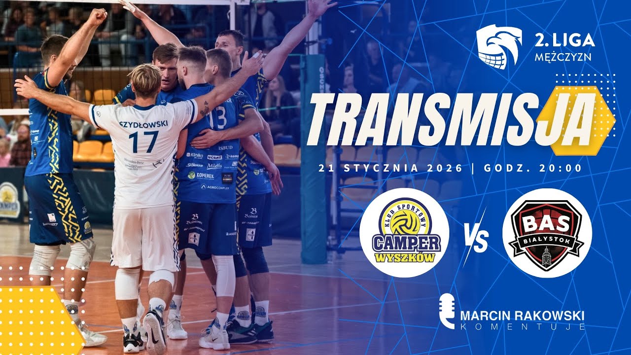 2. Liga Mężczyzn: KS Camper Wyszk&oacute;w - REA CIRRO BAS Białystok