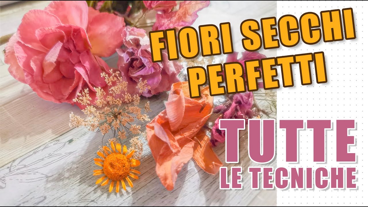 FIORI SECCHI PERFETTI - tutte le tecniche per essiccare. Per composizioni,candele,resina, saponi...