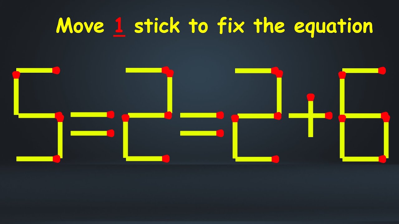 You Won't Believe How EASY Solving EQUATIONS with 1 Stick Move Is