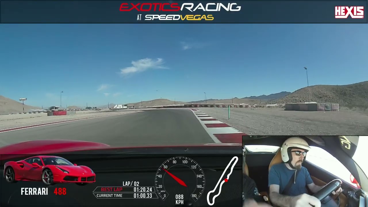 5 laps around Speed Vegas track in Las Vegas, NV 2-14-26
