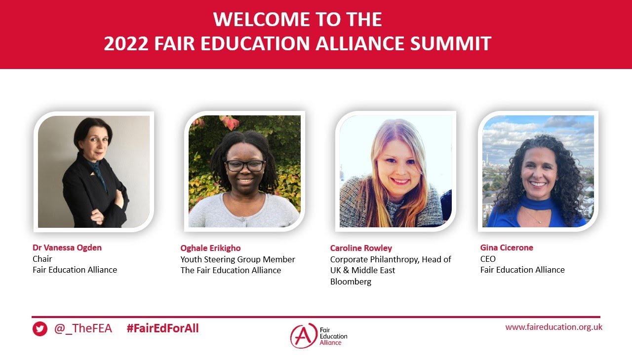 FEA Summit 2022: Welcome from Dr Vanessa Ogden, Oghale, Caroline Rowley and Gina Cicerone