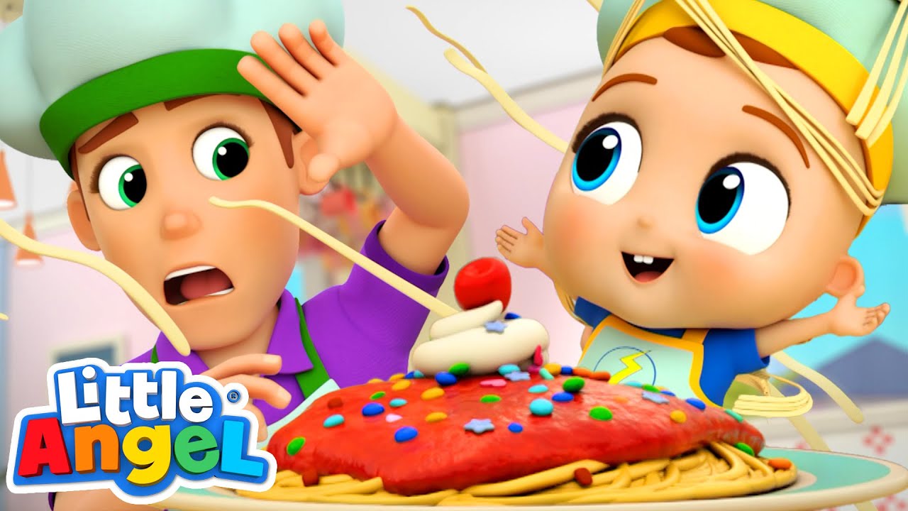 Messy Pasta Song with Baby John | Kids Cartoons and Nursery Rhymes