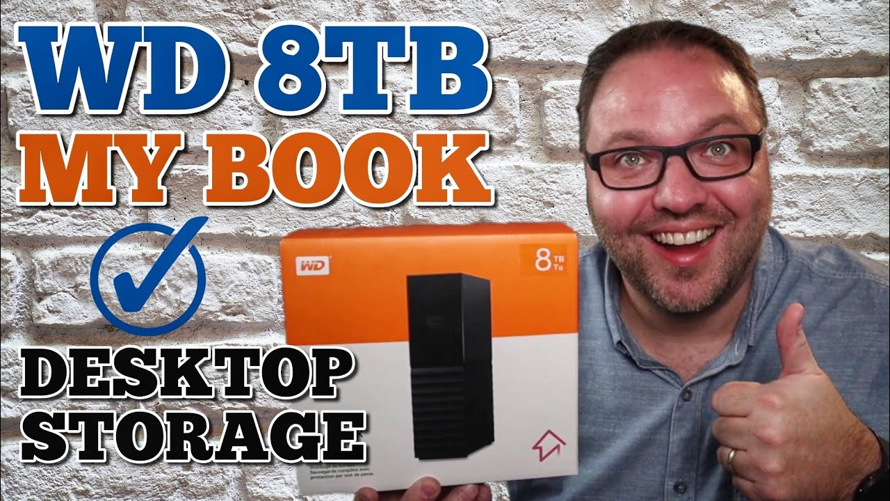 Настольное хранилище WD My Book емкостью 8 ТБ