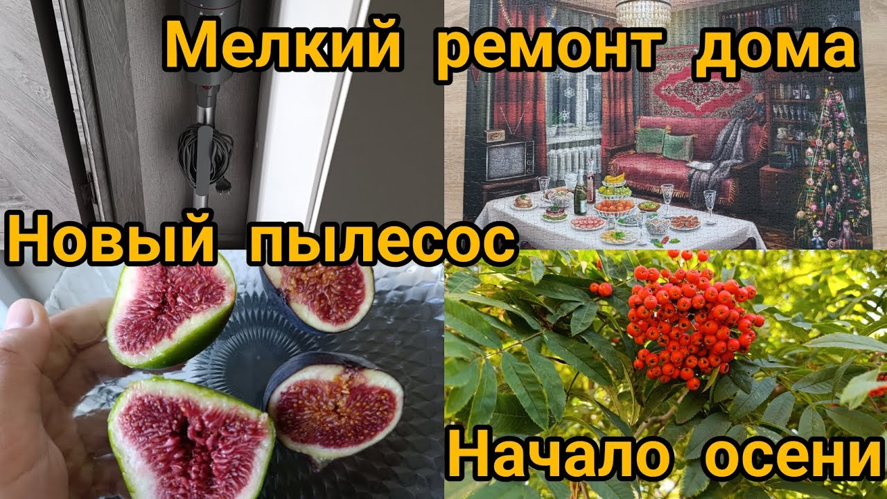 Начало осени. Дома мелкий ремонт. Купила пылесос. Собираю классный пазл.