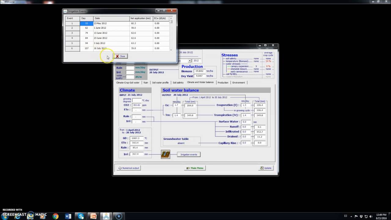 tutorial AC 01 last irrigation complete