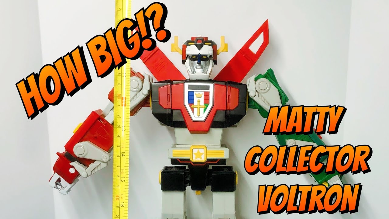 Matty Collector Voltron | size comparison.