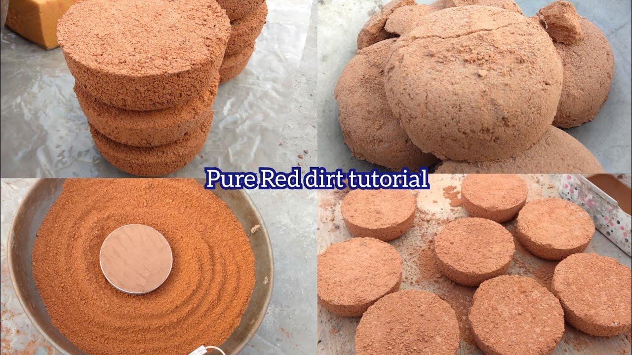 Difference between Homemade Red dirt and Kiln Red dirt tutorial With Results 😁