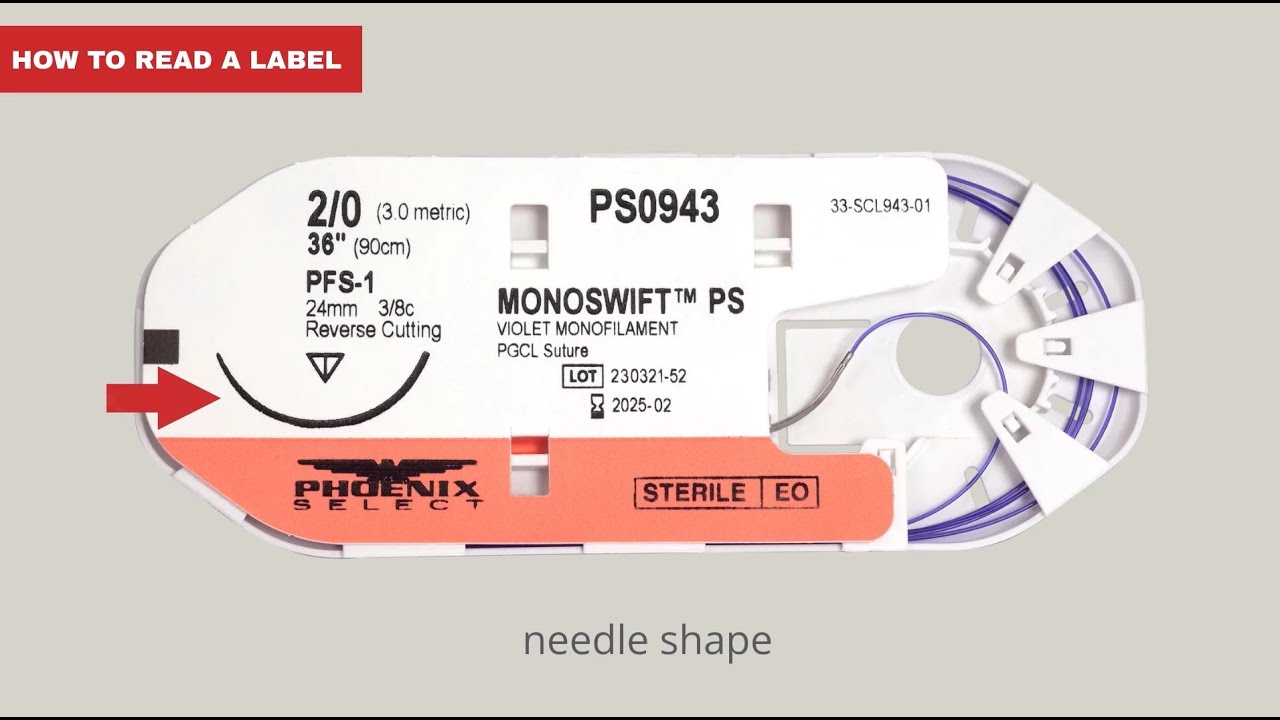 Phoenix Suture: How to Read a Label