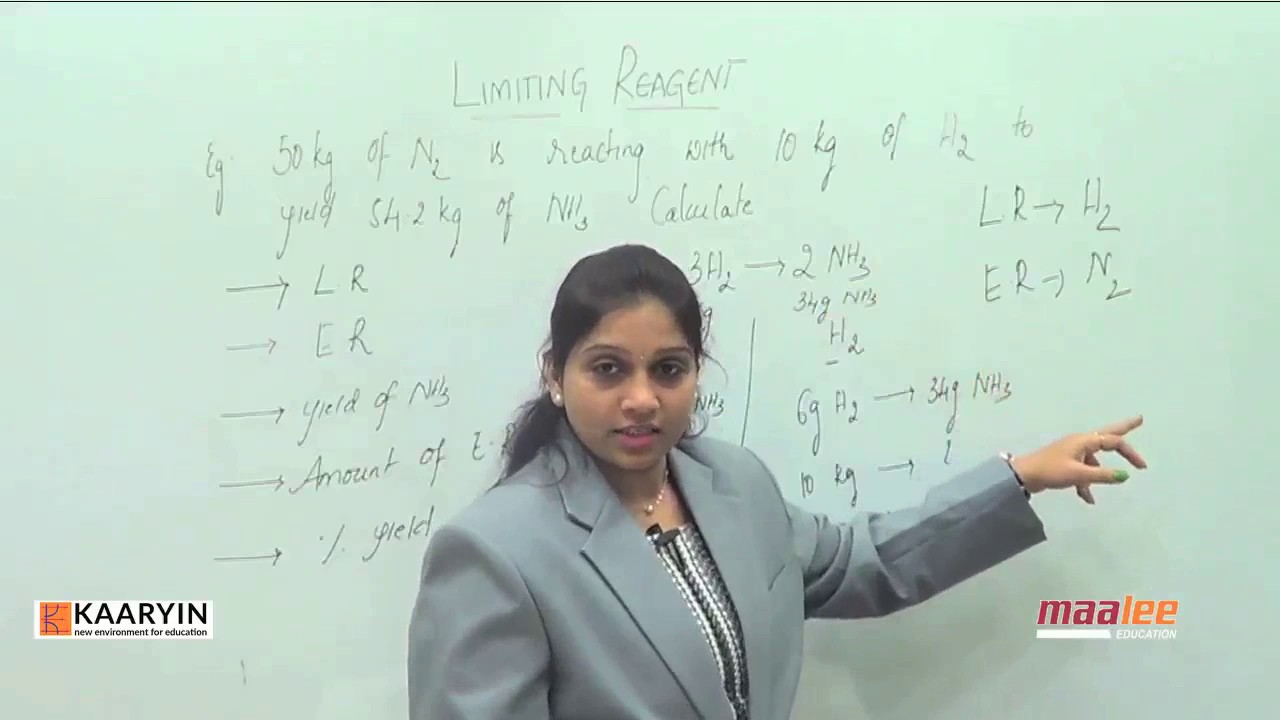 NEET CHEMISTRY - LIMITED REAGENT - PART 02 - WWW.NEETLIVE.COM