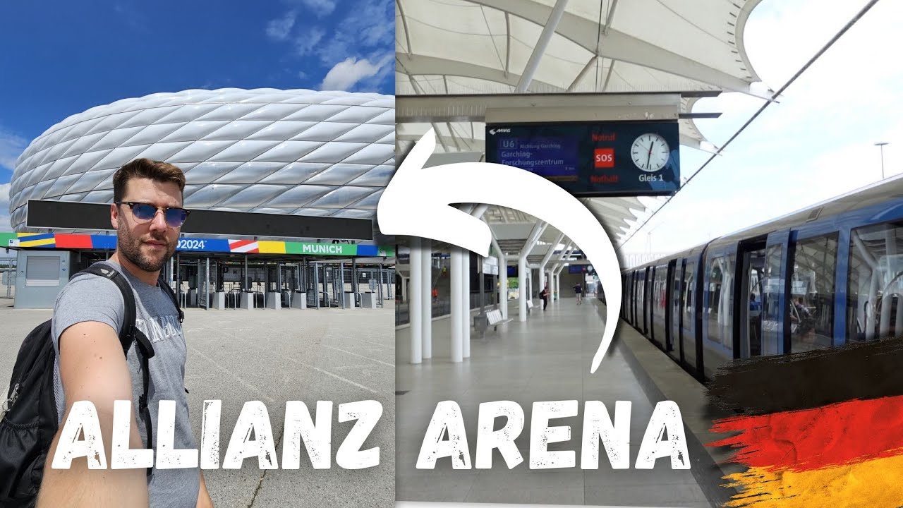 Como chegar na ALLIANZ ARENA | Caminho de metrô do centro de Munique