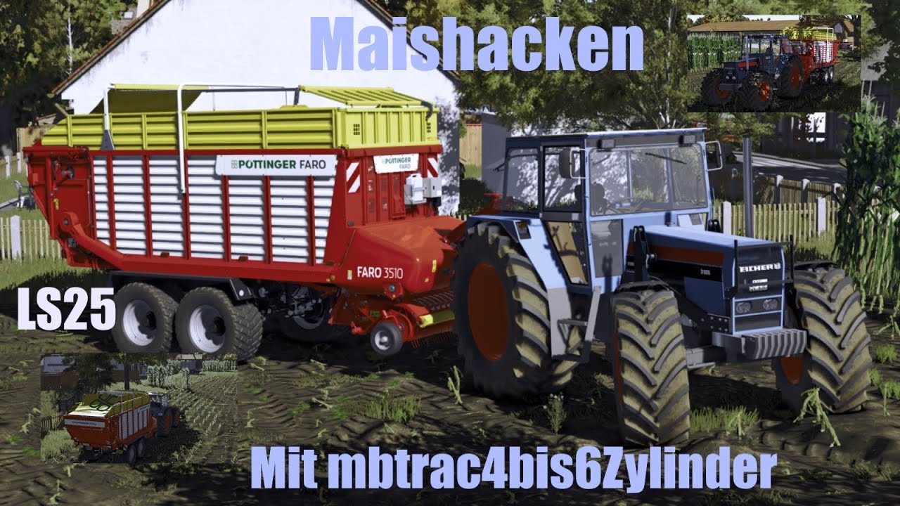 Timelapse Maishacken mit mbtrac4bis6Zylinder
