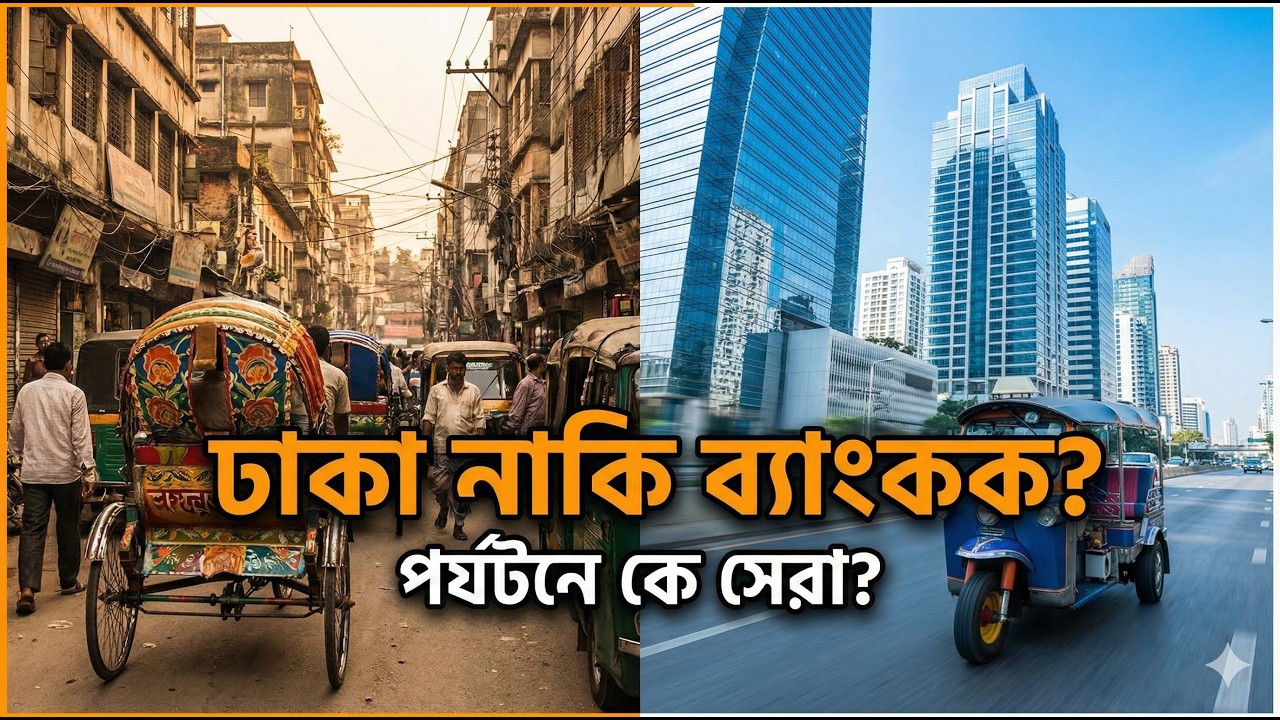 Dhaka vs Bangkok: টুরিজম আর নাইটলাইফে কে সেরা? | Real Truth 🇧🇩 vs 🇹🇭