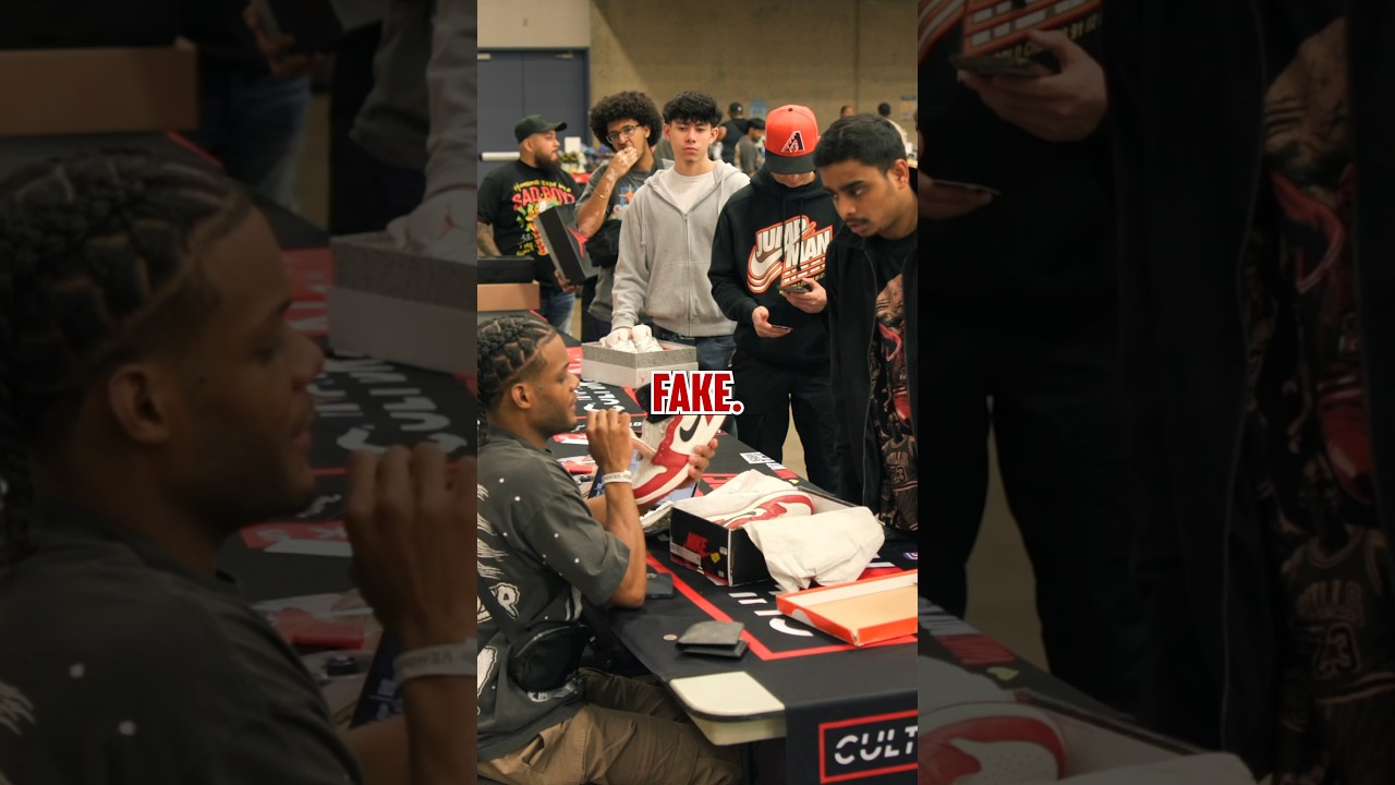 He Tried Selling Me FAKE Jordan 1 Retro High OG At Got Sole Dallas! #viral #comedy #trending #fy