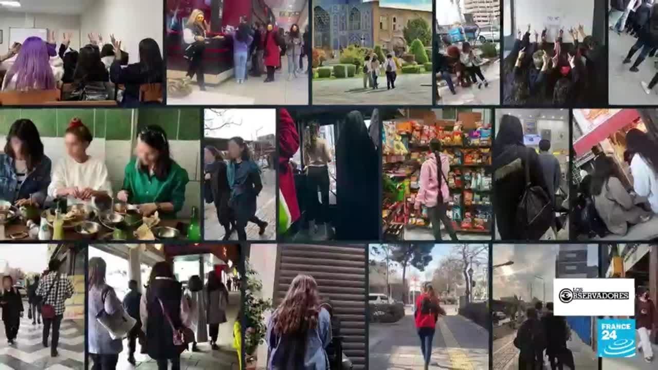 Tras seis meses de protestas, las mujeres iraníes salen cada vez más sin velo • FRANCE 24 Español