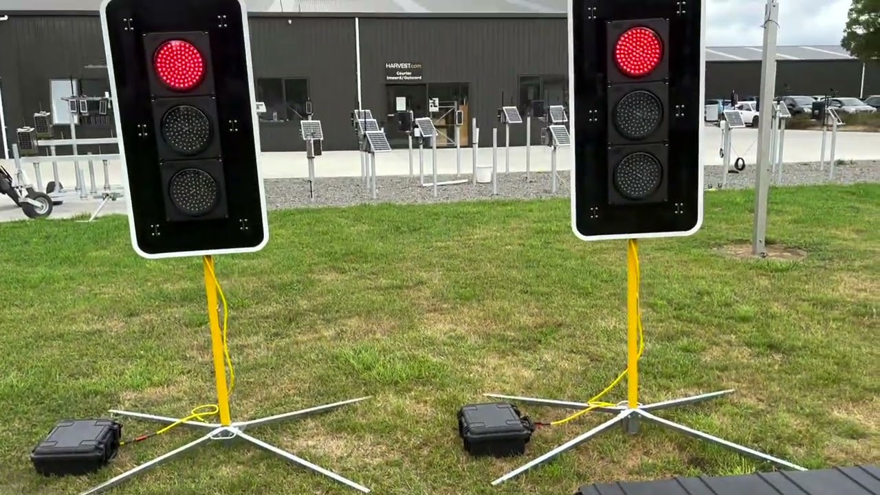 Harvest STOP/GO portable traffic lights