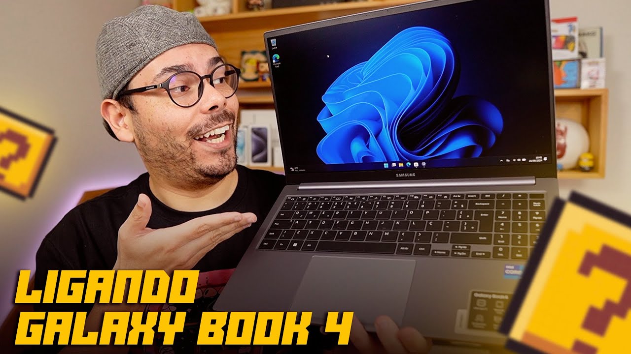 SAMSUNG GALAXY BOOK 4: LIGANDO PELA PRIMEIRA VEZ