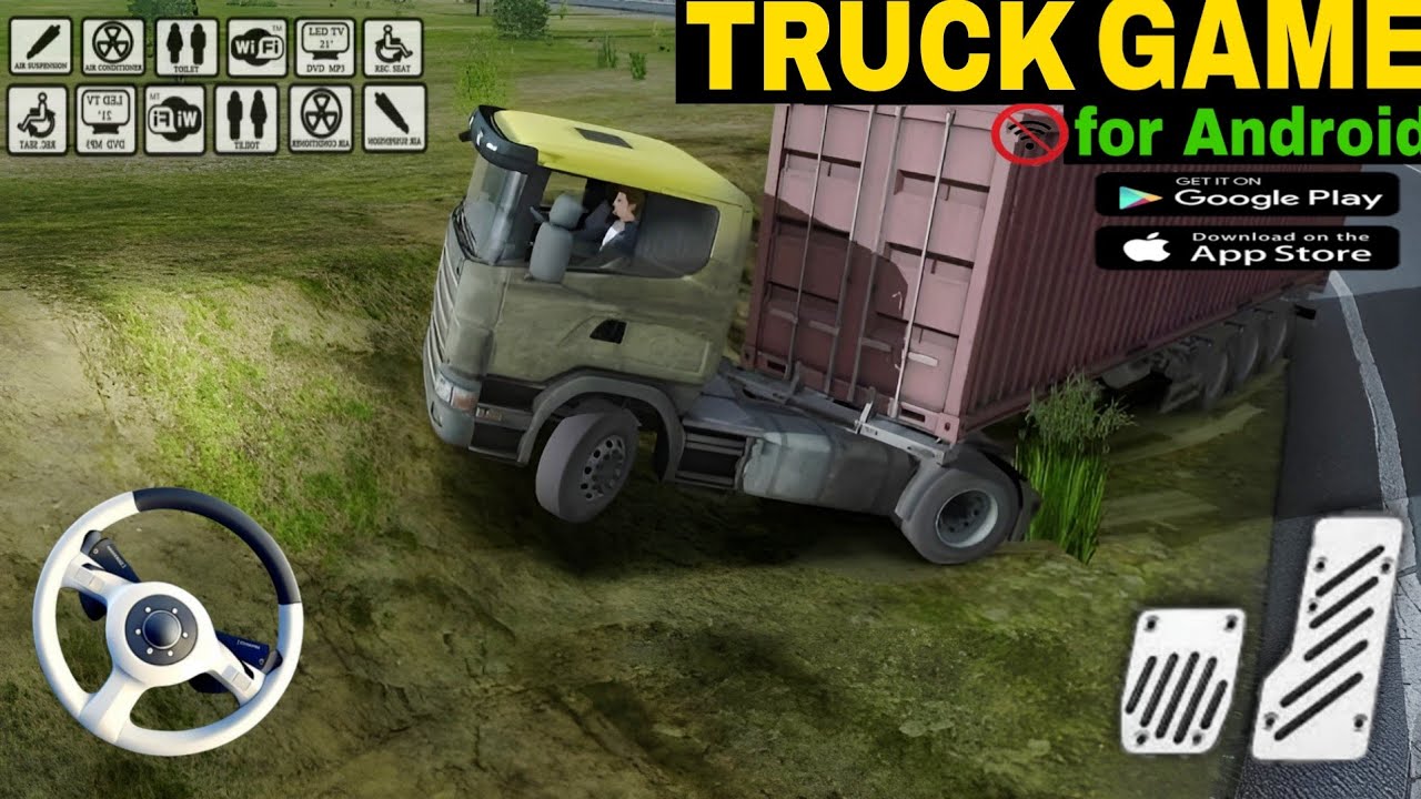 Ye kaha chada dia truck ko ll truck ki aisi ki tesi ll simulator game ll 