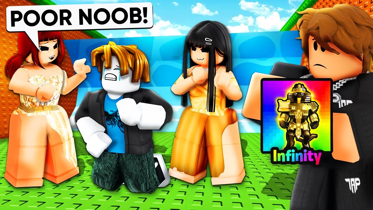 GOLD DIGGERS Bullied NOOB, So I Gifted Him INFINITY BRAINROTS!