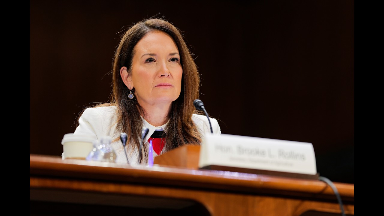 Agriculture Secretary Rollins Questioned on Fertilizer Prices, Bird Flu, &lsquo;Lab Grown Meat&rsquo;