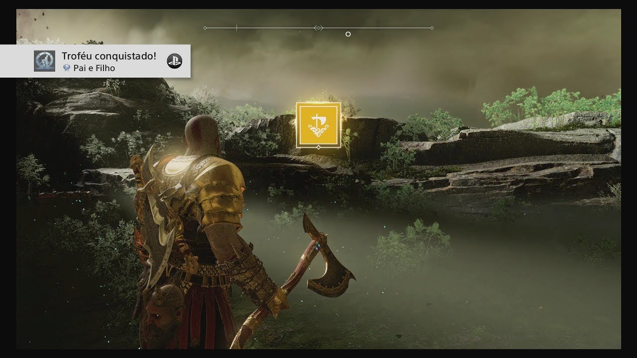 PS4: GOD OF WAR: TROFÉUS: ESCURIDÃO E NÉVOA: E (PAI E FILHO)!