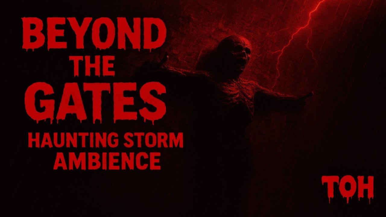 Beyond the Gates: Haunting Storm Ambience | 10 Hours of Rain, Thunder & Wind