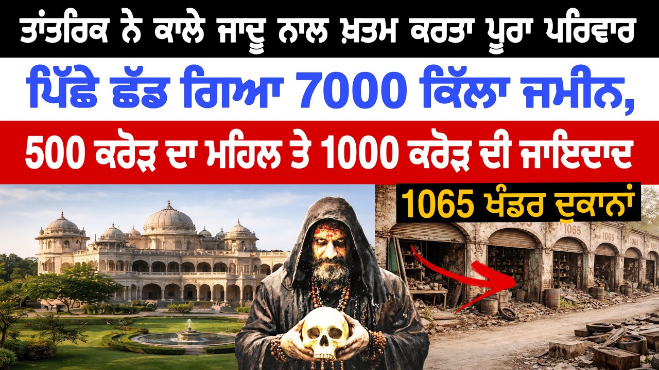 ਪਰਿਵਾਰ ਪਿੱਛੇ ਛੱਡ ਗਿਆ 7000 ਕਿੱਲਾ ਜਮੀਨ, 500 ਕਰੋੜ ਦਾ ਮਹਿਲ ਤੇ 1000 ਕਰੋੜ ਦੀ ਜਾਇਦਾਦ 1065 ਖੰਡਰ ਦੁਕਾਨਾਂ