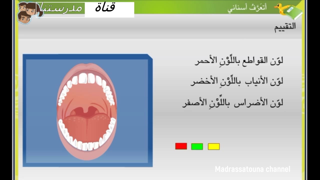 أتعرف أسناني-أنواع الأسنان ووظائفها