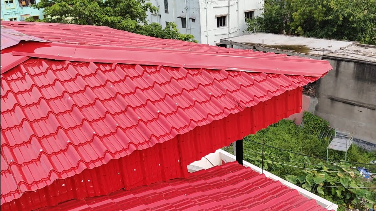 TILE PROFILE ROOFING SHEET FITTING 4 CHALA COLOUR TIN SHADE 📞9088462370