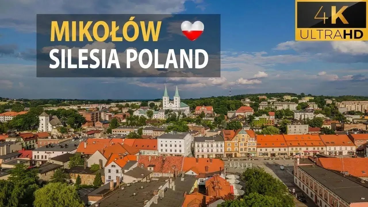 🇵🇱 Mikołów z drona Polska | Śląsk | 4K