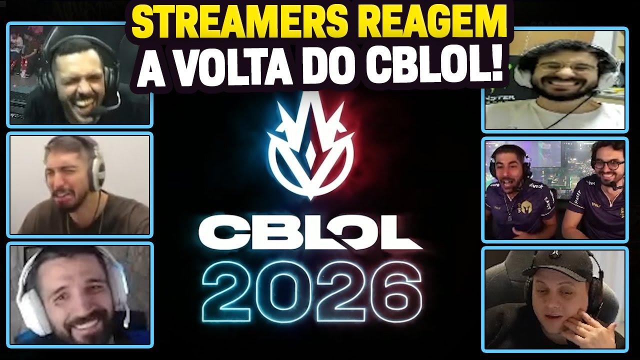 STREAMERS REAGEM A VOLTA DO CBLOL!