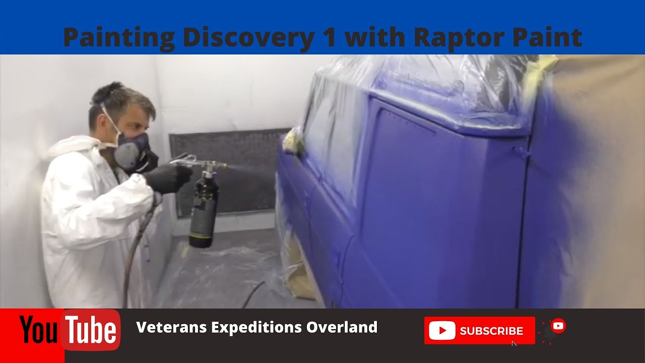 Painting the Land Rover Discovery's with Raptor Paint - Season 1 - Episode 48