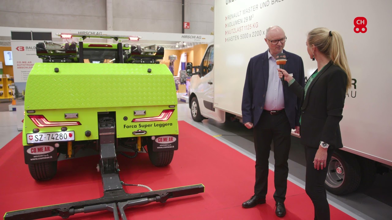 Carrosserie Baldinger AG | Weltpremiere Brillenfahrzeug | Transport-CH 2021