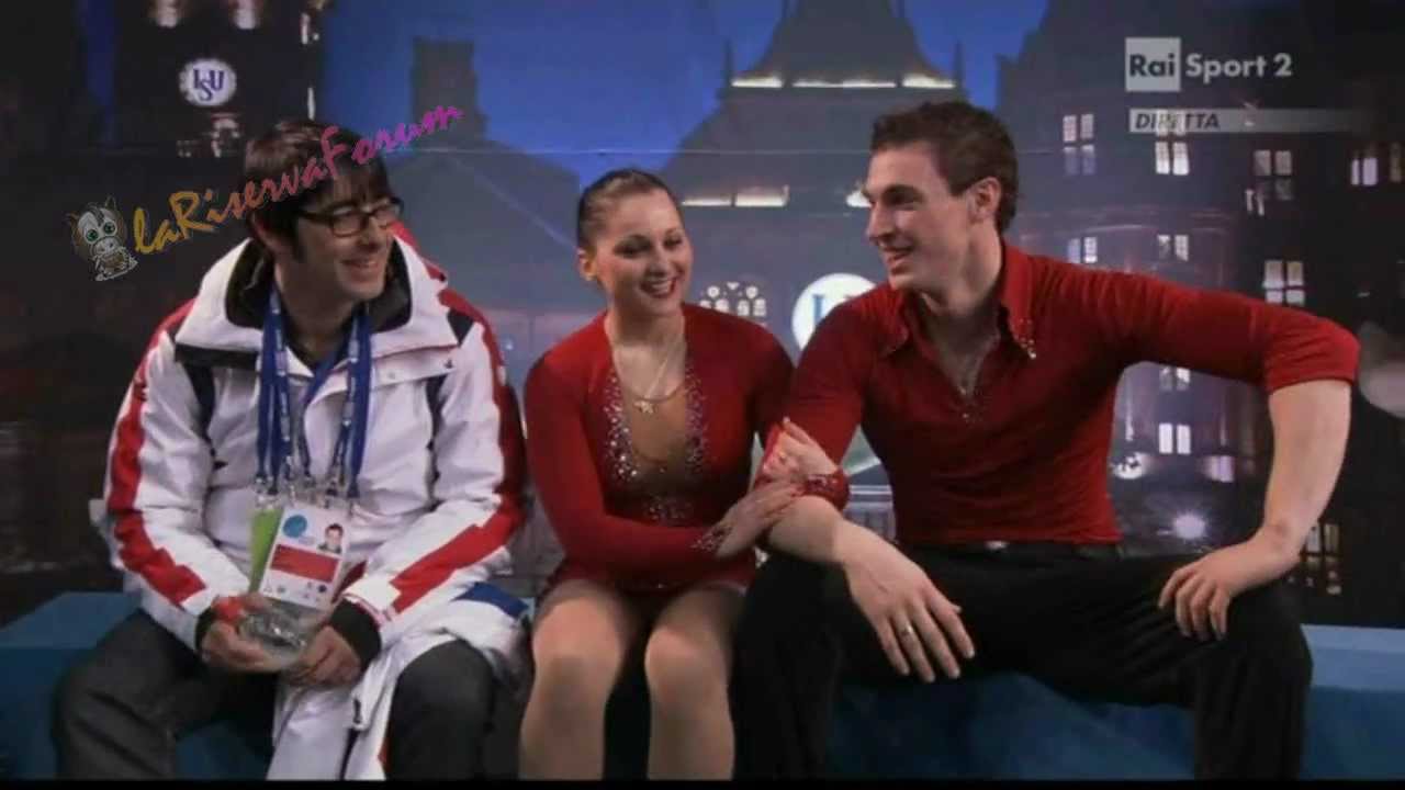 Europei Sheffield 2012 PAIRS SP -4/18- Daria POPOVA  Bruno MASSOT - 25/01/2012