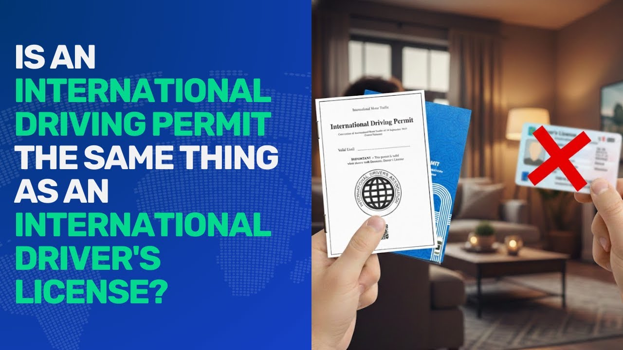 Is An International Driving Permit The Same Thing As An International Driver's License?