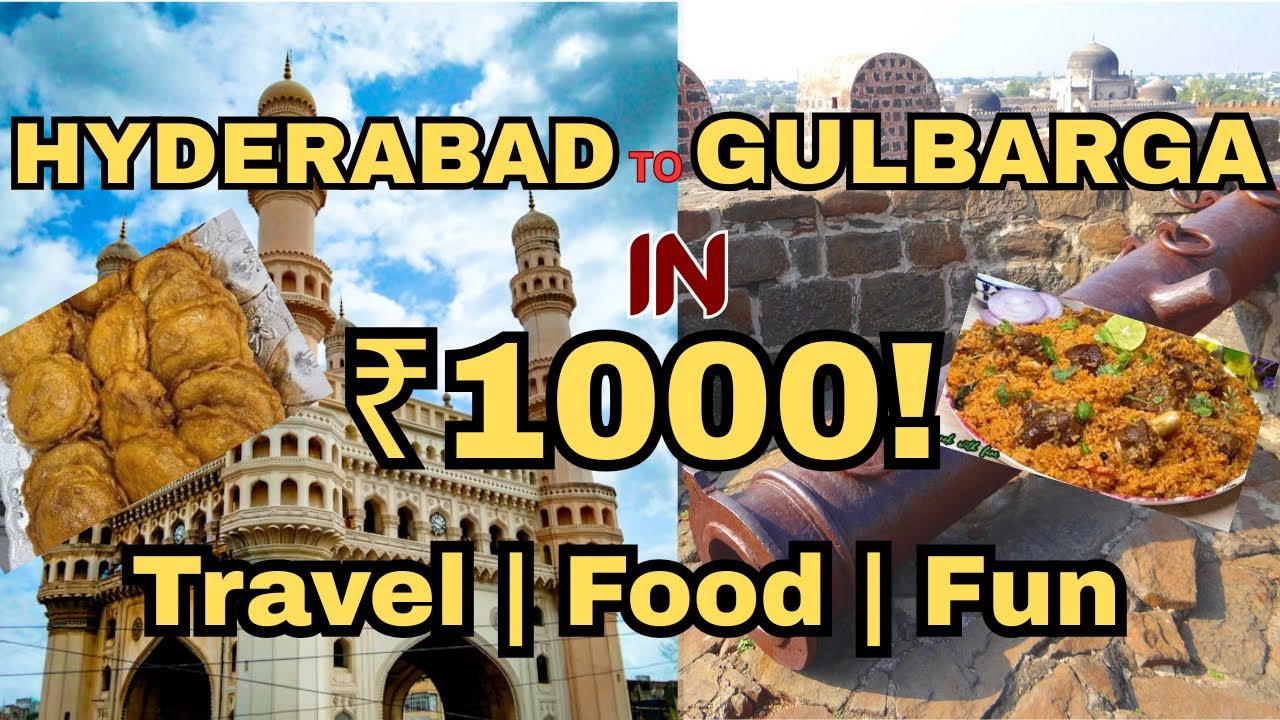 Hyderabad to Gulbarga in just 1000₹!🔥| Budget Travel Vlog 💸| One Day Trip