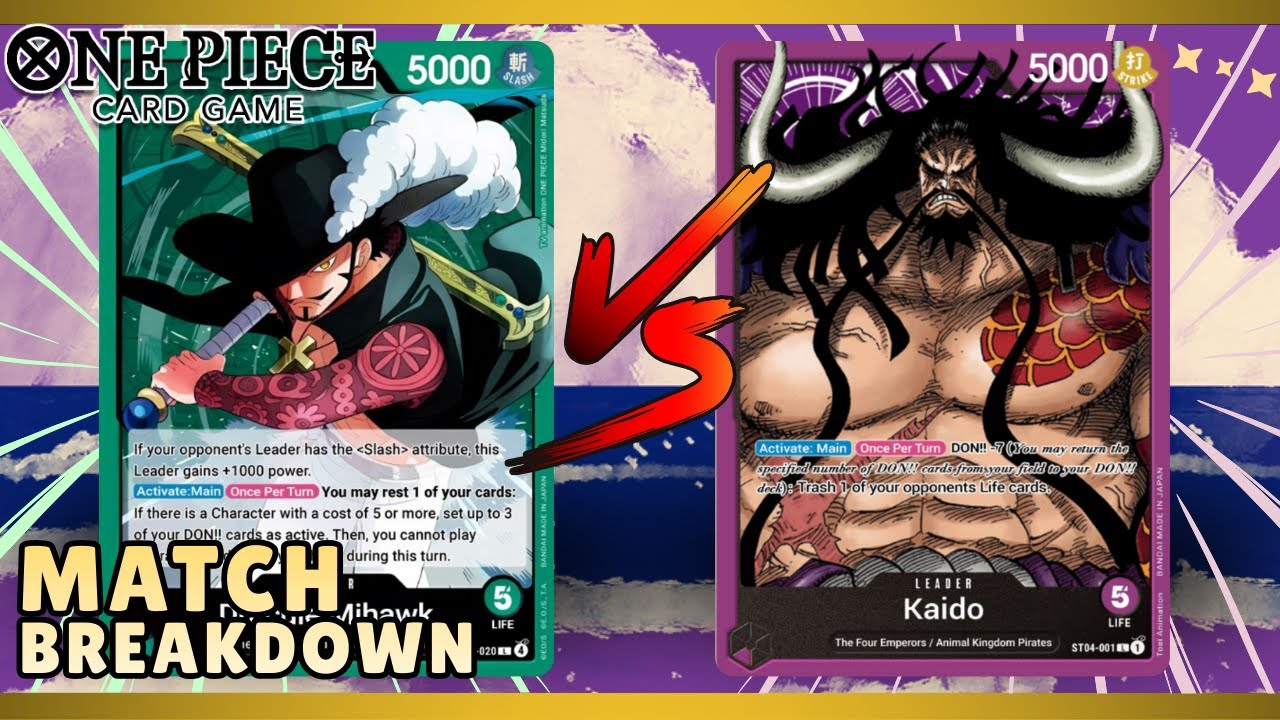 [OP14] Green Mihawk Gameplay | 10-Cost Kaido Might Be Broken Now