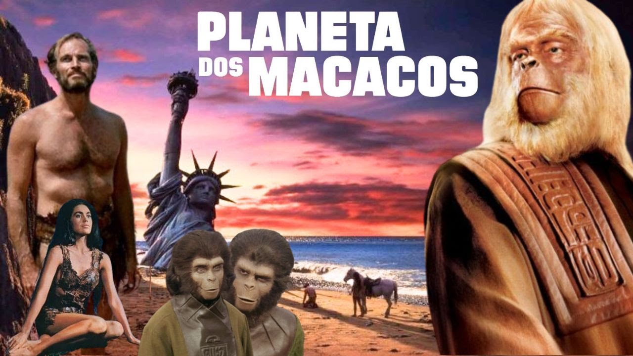 ✅PLANETA DOS MACACOS 1968 ( ORIGEM DA SAGA ) (CHARLTON HESTON/RODDY MCDOWALL )