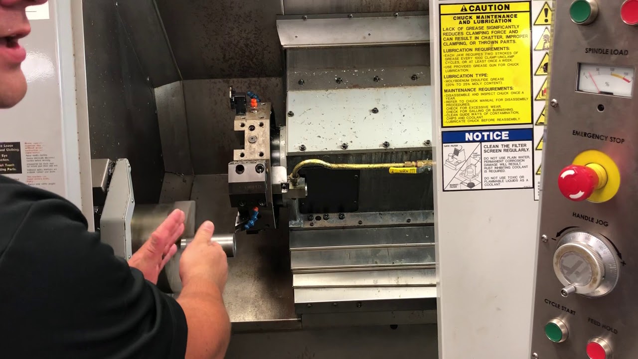 Hass sl20 lathe setup part 1