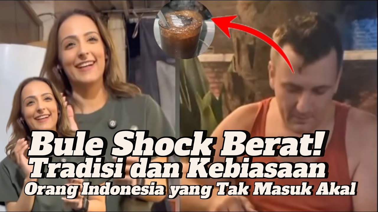Kaget! Reaksi Bule Saat Lihat Kebiasaan Unik Orang Indonesia