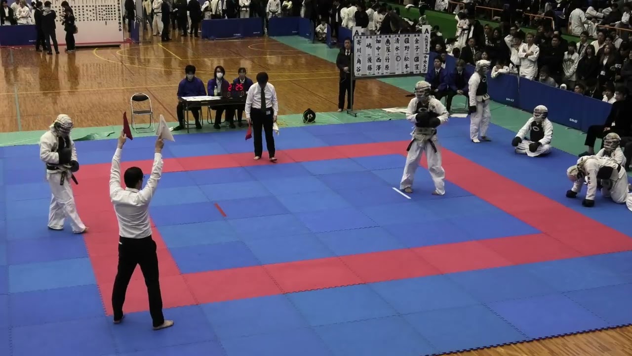 第70回全日本学生拳法選手権大会_男子の部　3位決定戦_2025（令和7）年12月7日（日）_河内長野市立総合体育館