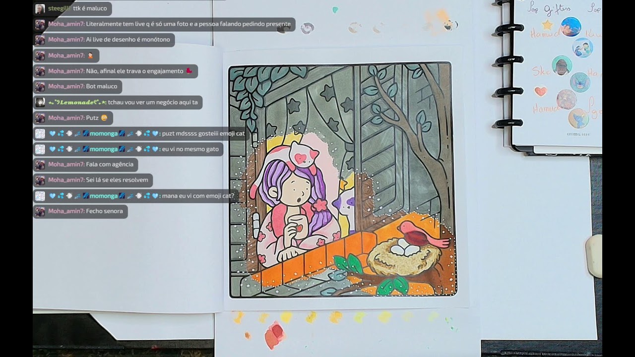 Colorindo Girl Moments | Qual será o efeio de hoje? | Bora...