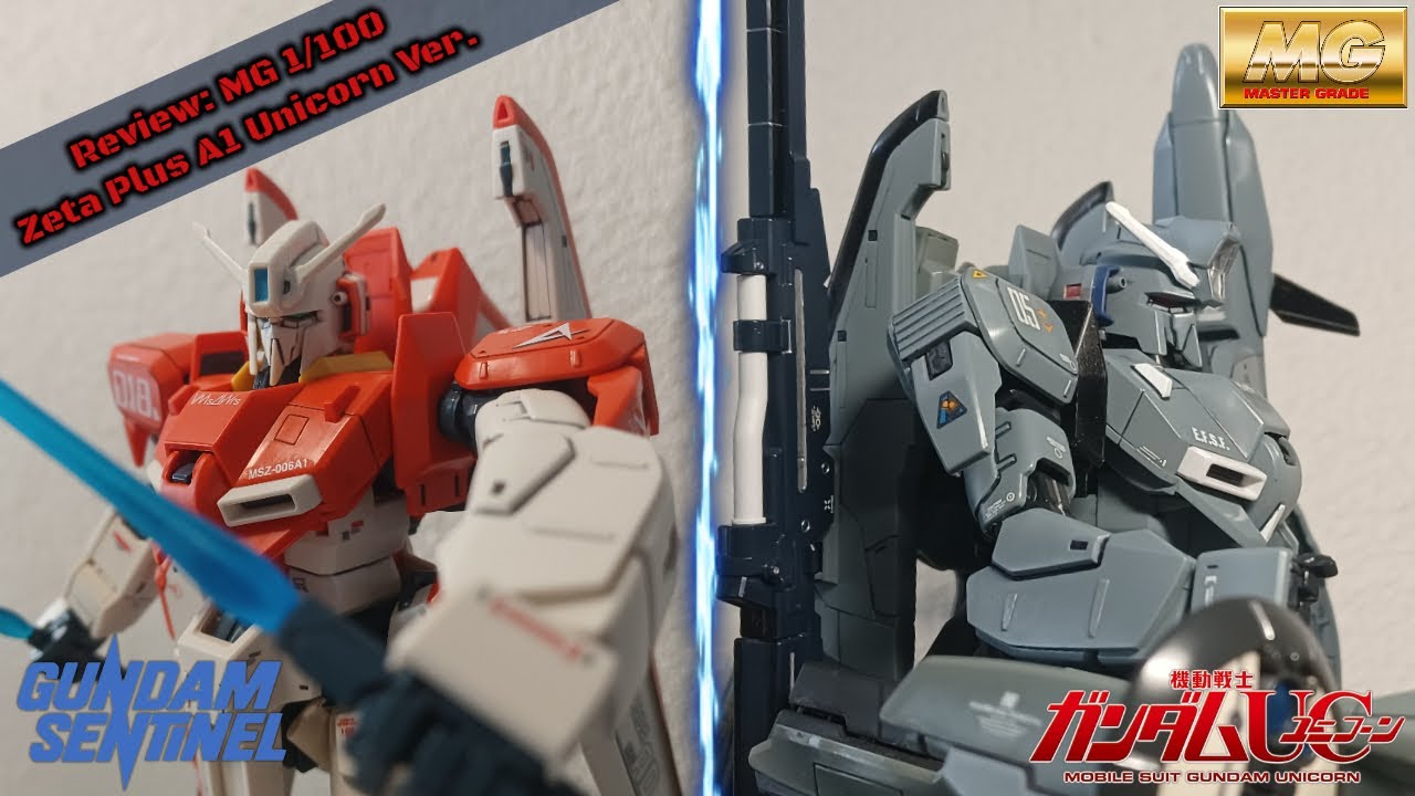 Master Grade 1/100 MSZ-006A1 Zeta Plus A1 (Unicorn Ver.) Review | A Zeta Plus Pair Review