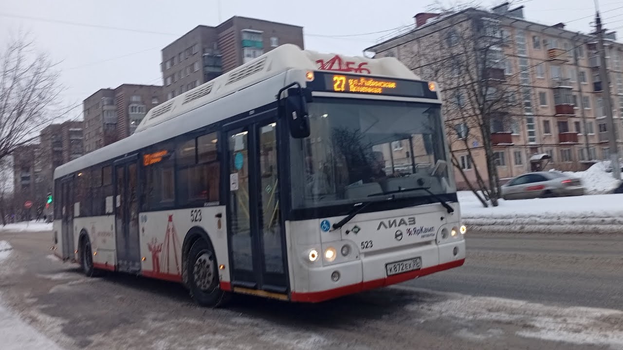 Череповец | Поездка на автобусе ЛиАЗ-5292.67 (К872ЕХ³⁵) | Маршрут 27