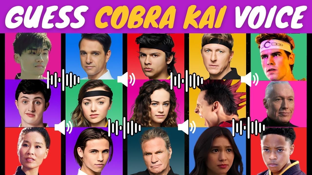 Cobra Kai season 6 part 2 special Quiz 🎬🤓 Guess The Voice 🔊 Guess The Character 🥋