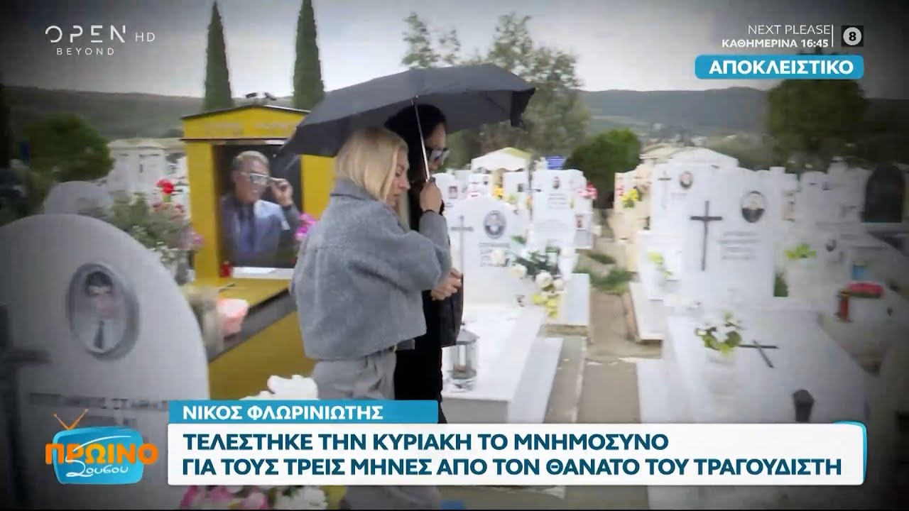 Ν.Φλωρινιώτης:Τελέστηκε την Κυριακή το μνημόσυνο για τους τρεις μήνες από τον θάνατο του τραγουδιστή