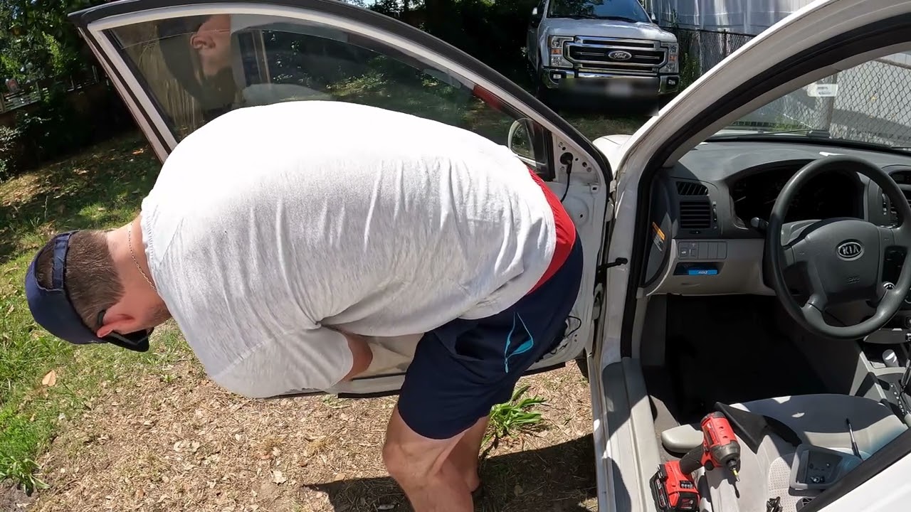 2008 Kia Spectra Door Handle Cable Replacement
