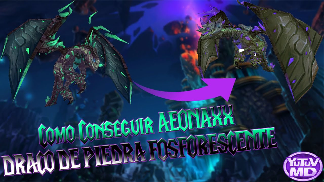 COMO CONSEGUIR EL DRACO DE PIEDRA FOSFORESCENTE ( AEONAX ) facil. / YuTuV MD 2020