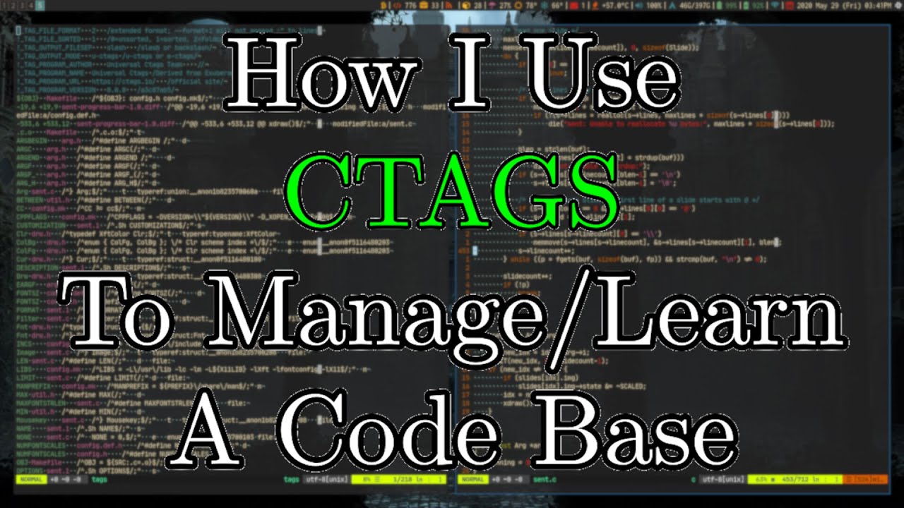How I Use CTAGS For Code Base Management and Learning