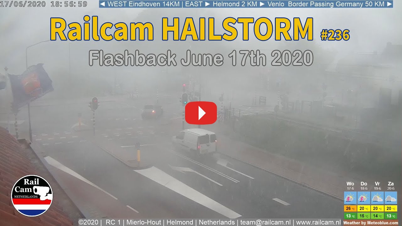 Hailstorm on Railcam #236
