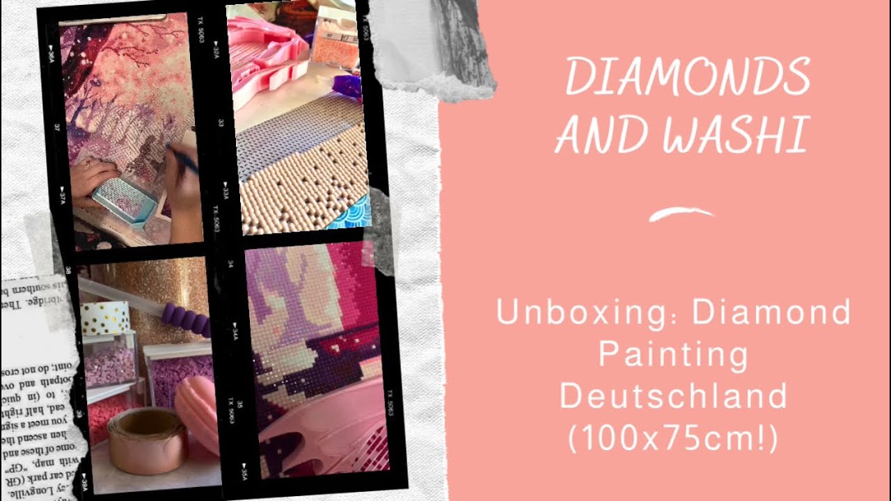 Unboxing | GIANT Josephine Wall/Diamond Painting Deutschland kit (100x75cm and 220 colors!!)